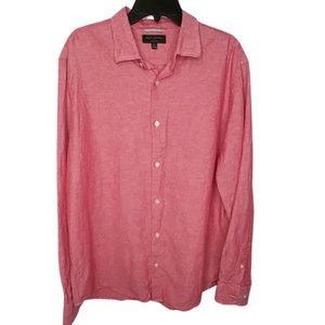 Banana Republic Linen Slim Fit Button Down Shirt